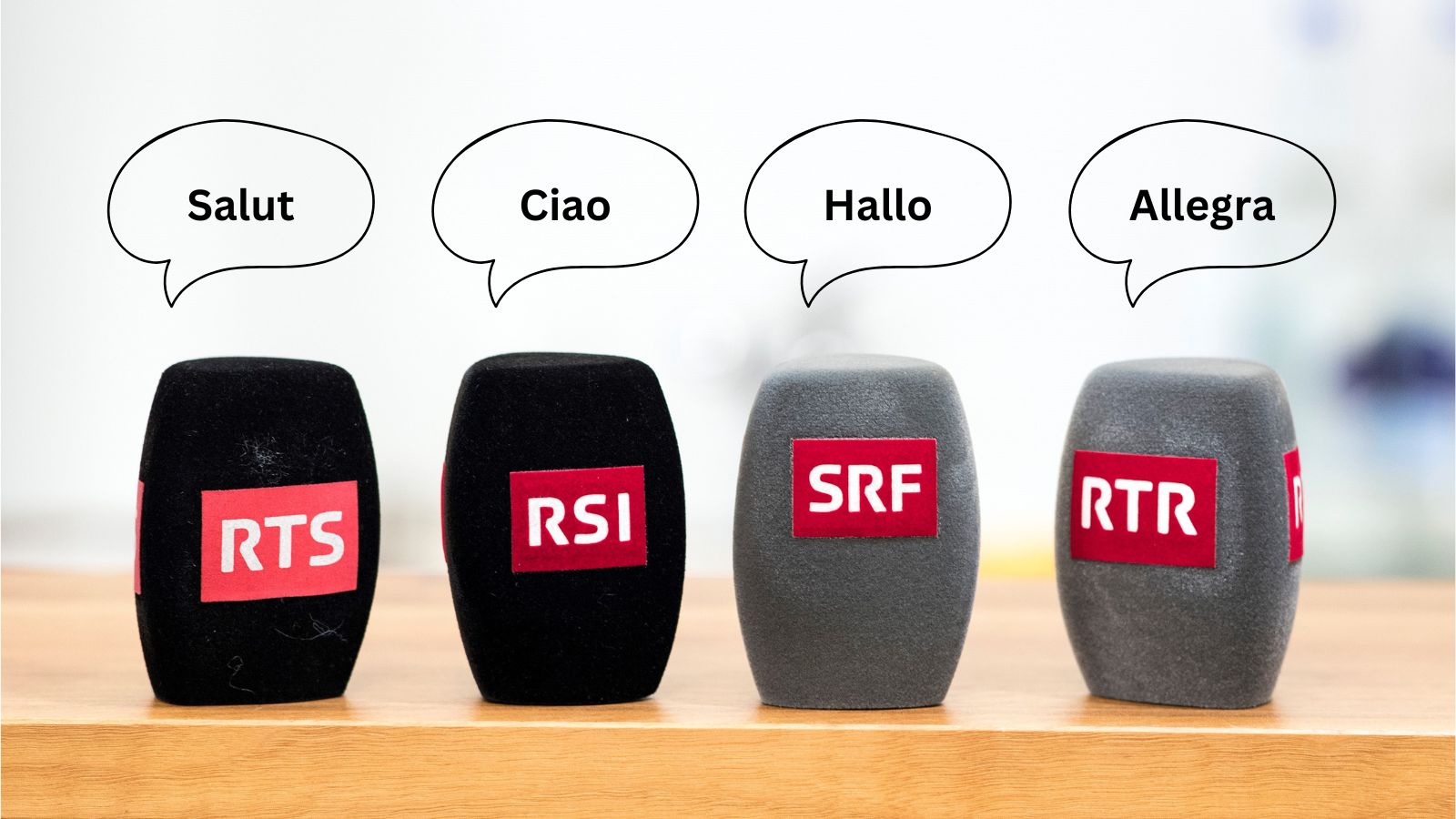 Welche Sprachen gibt es bei der SRG?